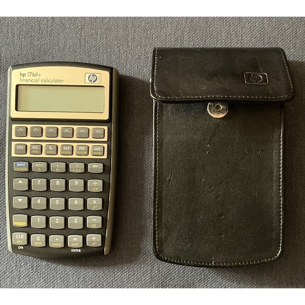 Hewlett Packard HP 17BII+ Business / Financial Calculator w/ Case